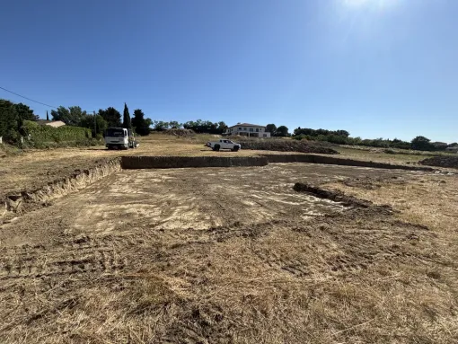Terrassement d'une plateforme pour une maison à Carcassonne, Carcassonne, FERRAI Aménagement et Nature