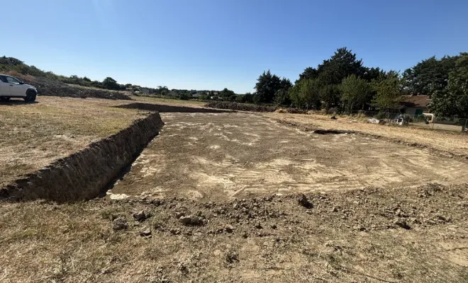 Terrassement d'une plateforme pour une maison à Carcassonne, Carcassonne, FERRAI Aménagement et Nature